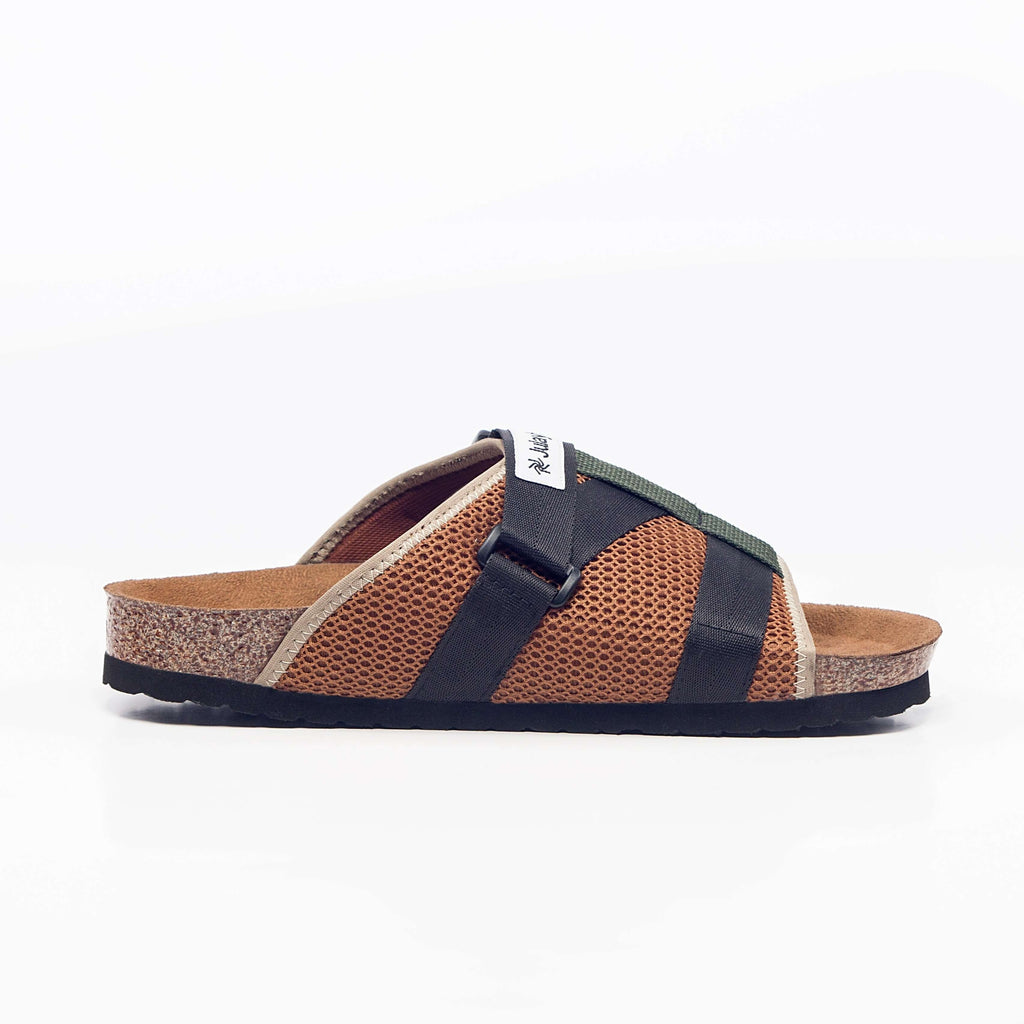 Lightweight Sandal At-Tayyara | Tan Honeycomb Mesh | Adjustable Strap | YKK Buckle | | Julaybib