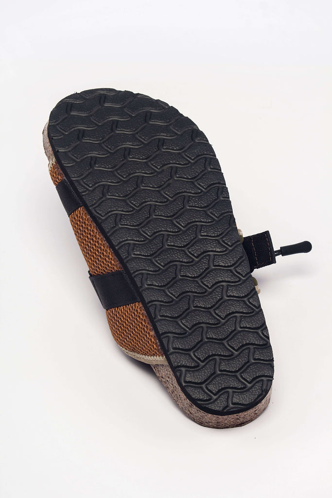 Lightweight Sandal At-Tayyara | Tan Honeycomb Mesh | Adjustable Strap | YKK Buckle | | Julaybib