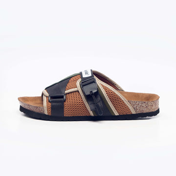 Lightweight Sandal At-Tayyara | Tan Honeycomb Mesh | Adjustable Strap | YKK Buckle | | Julaybib