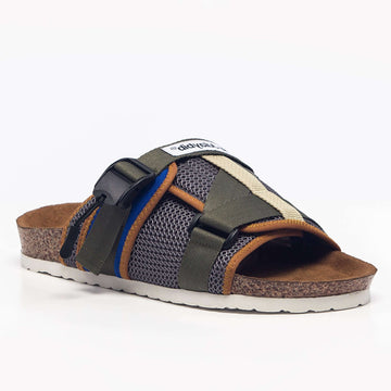 Classic Sandal At-Tayyara Grey | Premium Honeycomb Mesh | Adjustable Strap | | Julaybib