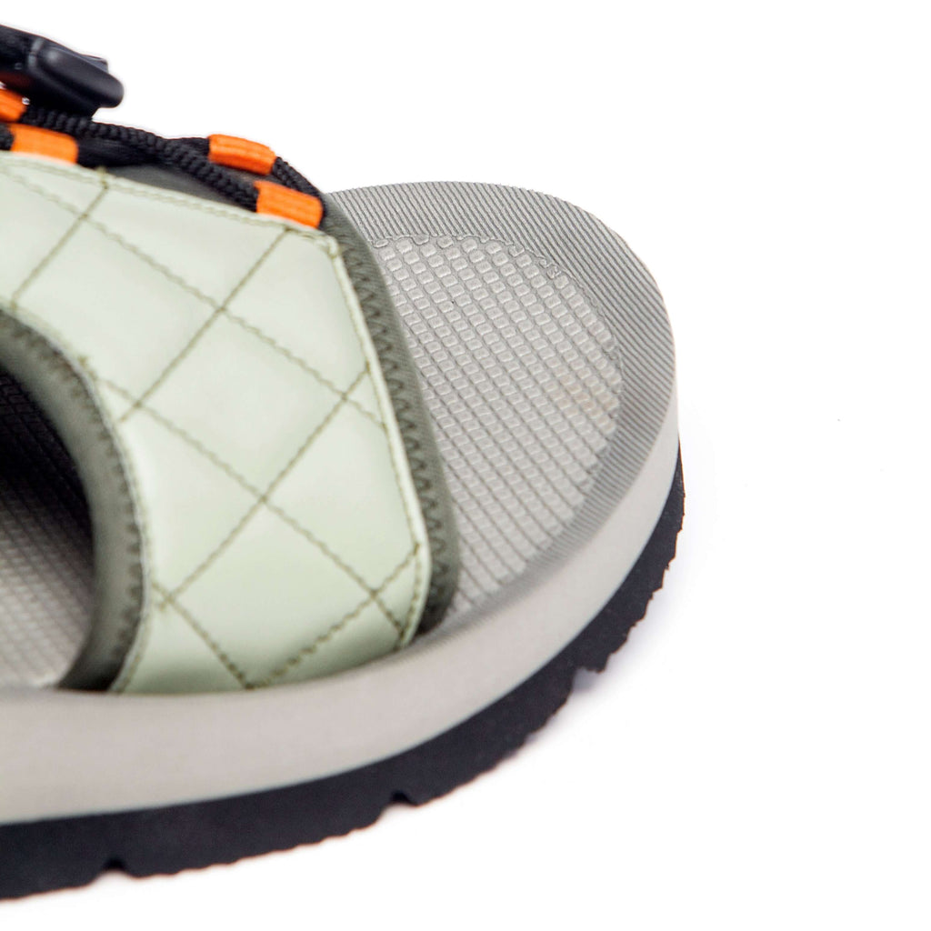 Performance Al-Ahsa Sandal | Green Vegan Leather | Thick Footbed | Adjustable Webbing - Julaybib